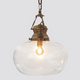 Pendant Light 43cm Brass Clear Glass E27 40W Pendant Light 43cm Brass Clear Glass E27 40W